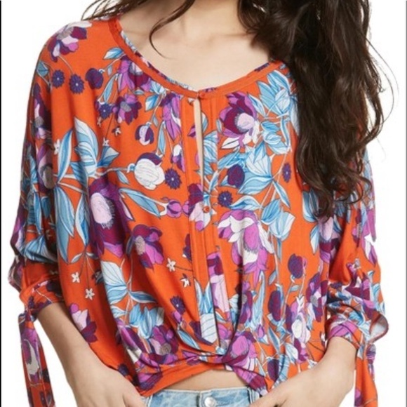 Free people Keeping On, floral long sleeve blouse - Picture 16 of 16